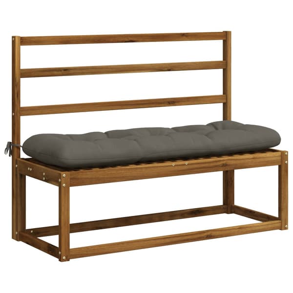 Bänk kudde VIANEN 100% Polyester Grå 100 x 40 x 12 cm