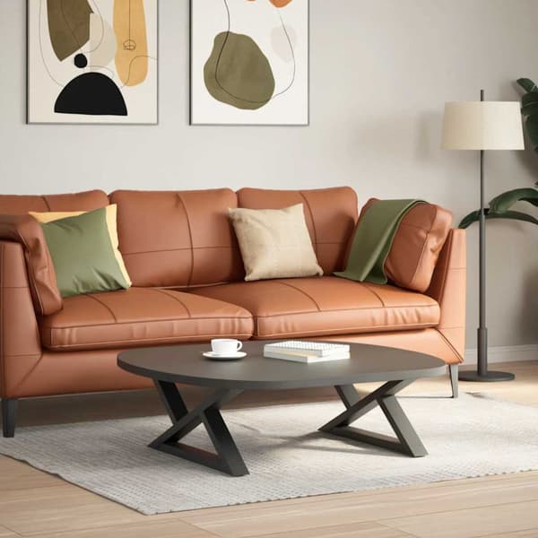 Soffbordsben 2 st antracit 70x(30-31,3) cm stål