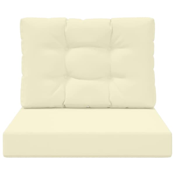Utomhus Soffa Kudde 2 pcs Kräm Polyester
