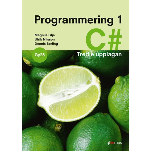 Programmering 1 C#, bok, Gy25 (bok, spiral)