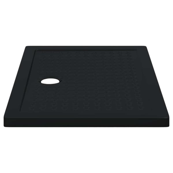 Duschbas Tray med Prickar 100 x 70 x 4 cm ABS Svart