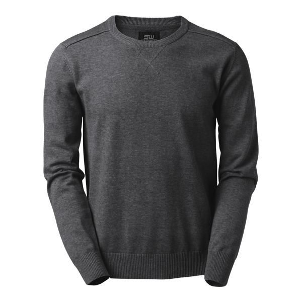 Fitzroy Round Neck Pullover Dark grey Male