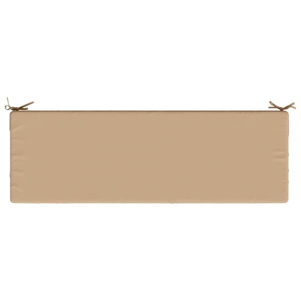 Bänk kudde SOEST 100% Polyester Sand 140 x 50 x 8 cm