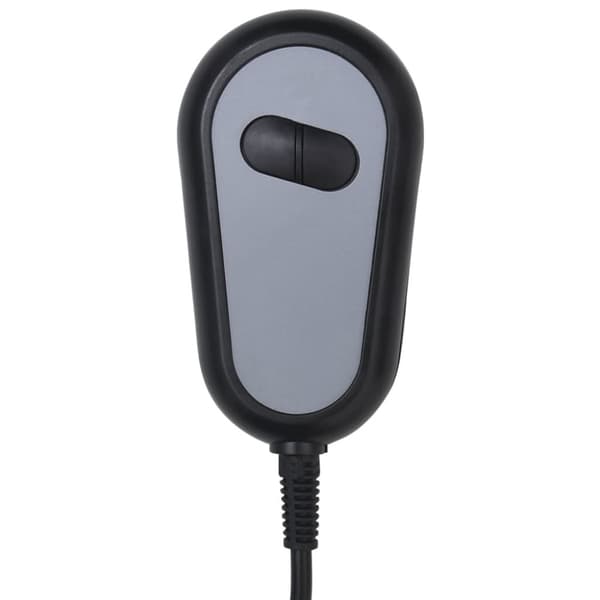 Elektrisk massagefåtölj Grå konstläder