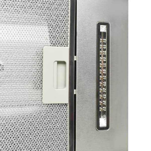 Köksfläkt för köksö 90 cm rostfritt stål 756 m³/tim LED