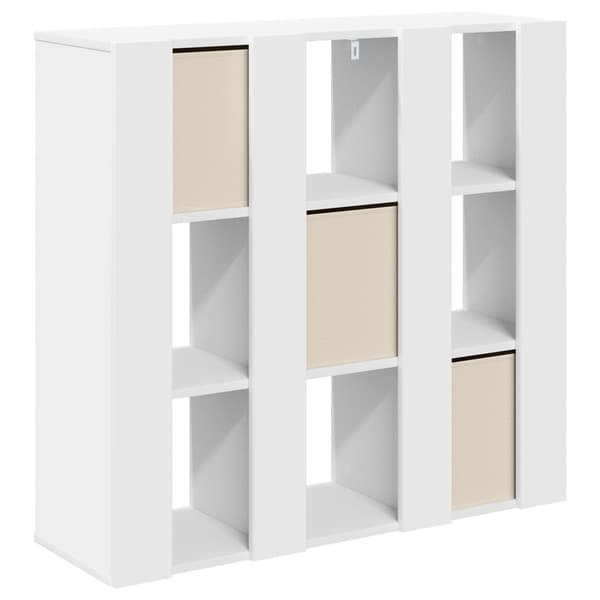 Sideboard med låda Vit 88,5 x 29 x 84,5 cm