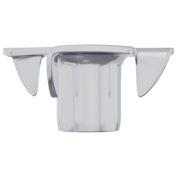 Prongad T-mutter 2 pcs Silver M6 mm Stål