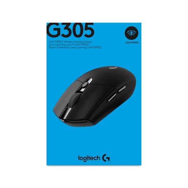 Logitech G G305 datormöss högerhand Trådlös RF + Bluetooth Optisk 12000 DPI