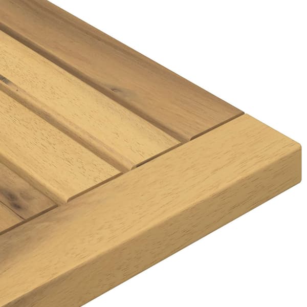 Bordsskiva 60,5 x 30 x 2 cm Rektangulär Massivt Akaciaträ Vit