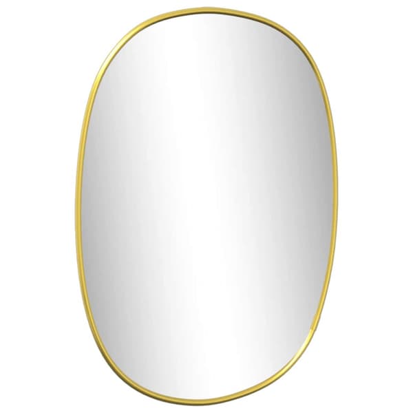 Väggspegel guld 30x25 cm