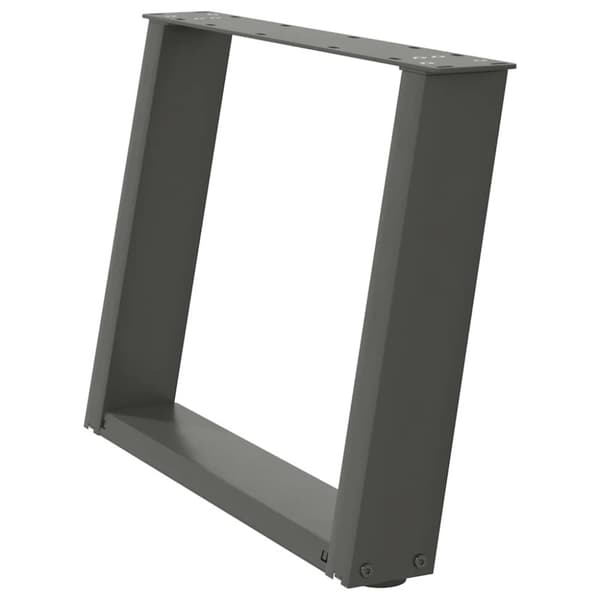 Soffbordsben U-formade 2 st antracit 60x(42-43) cm stål