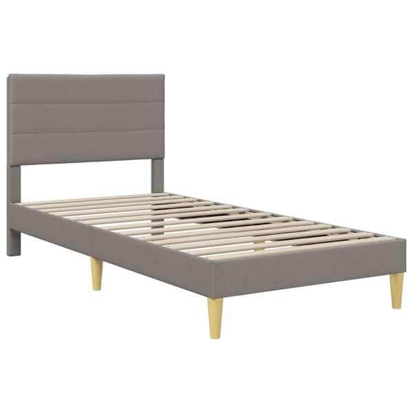 Sängram Taupe 80 x 200 cm Polyester