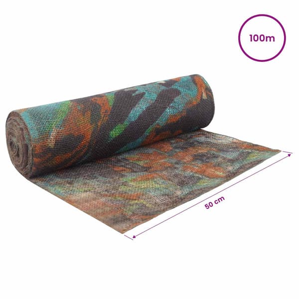 Juterrulle Kamouflage 50 x 10000 cm
