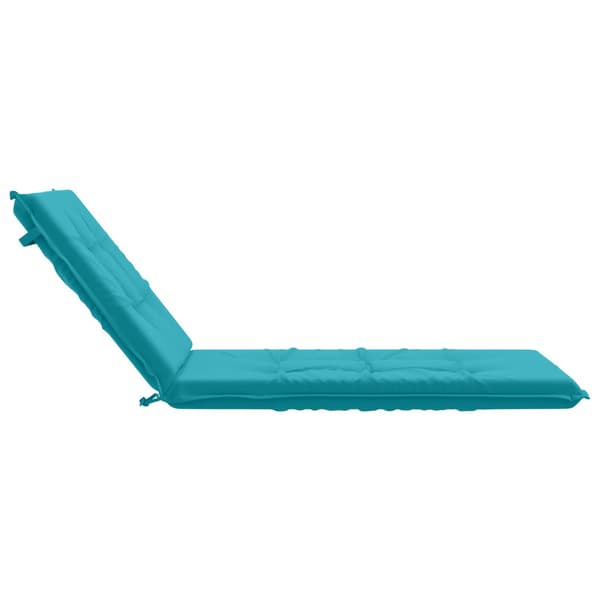 Solstol Kudde GEMERT 100% Polyester Turkos 190 x 80 x 9 cm