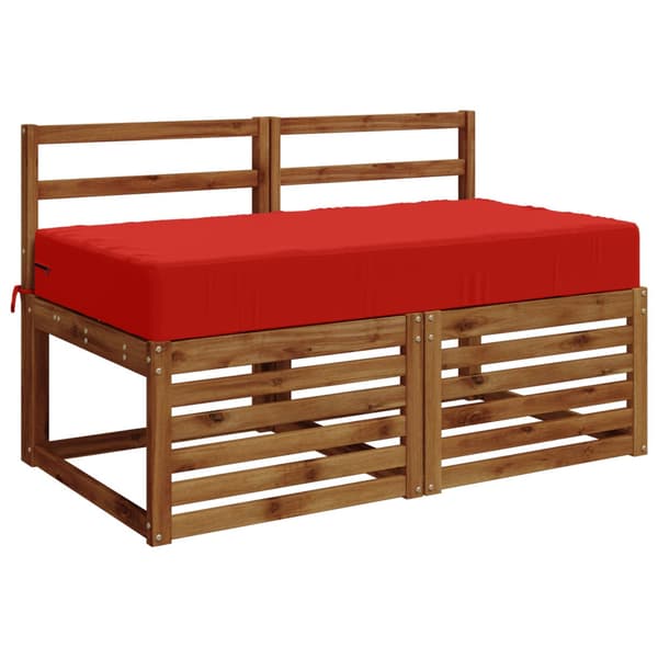 Sittkudde SOEST 100% Polyester Röd 120 x 60 x 15 cm