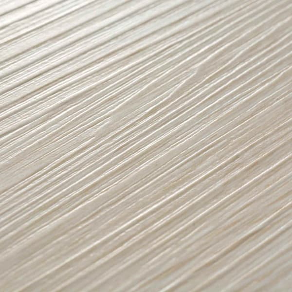 Golvplankor 18 pcs Vit 5,26 m² PVC