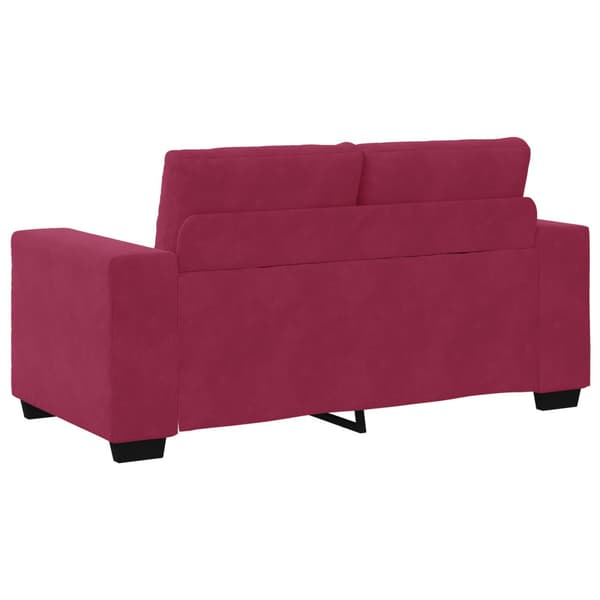 Soffa 2 st Vinröd Sammet