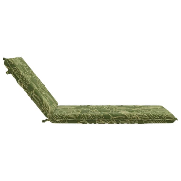 Solstol Kudde GEMERT 100% Polyester Bladdesign 190 x 80 x 9 cm