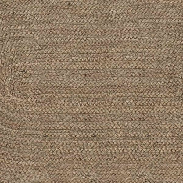 Områdesmattor Oval Grå 122 x 183 cm Jute