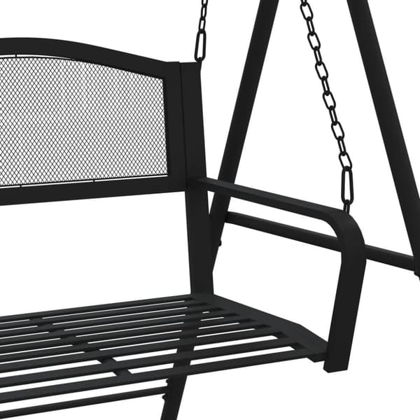 Hammock 124 cm svart stål