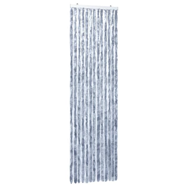 Insektsdraperi silver 90x200 cm chenille