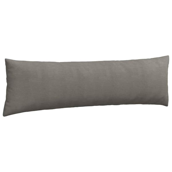 Sofakuddar 2 pcs Ljusgrå 145 x 40 cm Kordread tyg