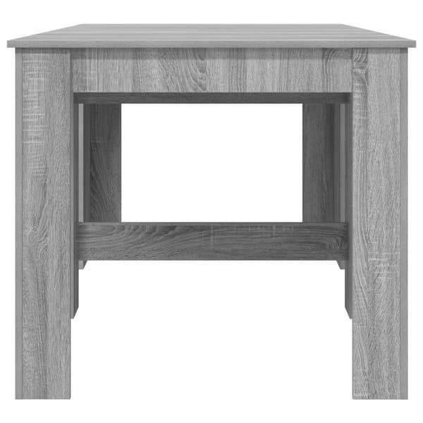 Matbord 180 x 85 x 75 cm Konstruerat trä Grå Sonoma Rektangulär