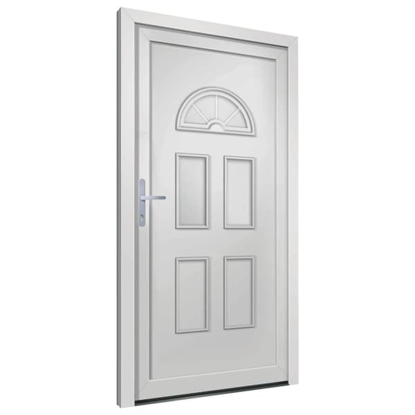 Ytterdörr vit 88x200 cm PVC