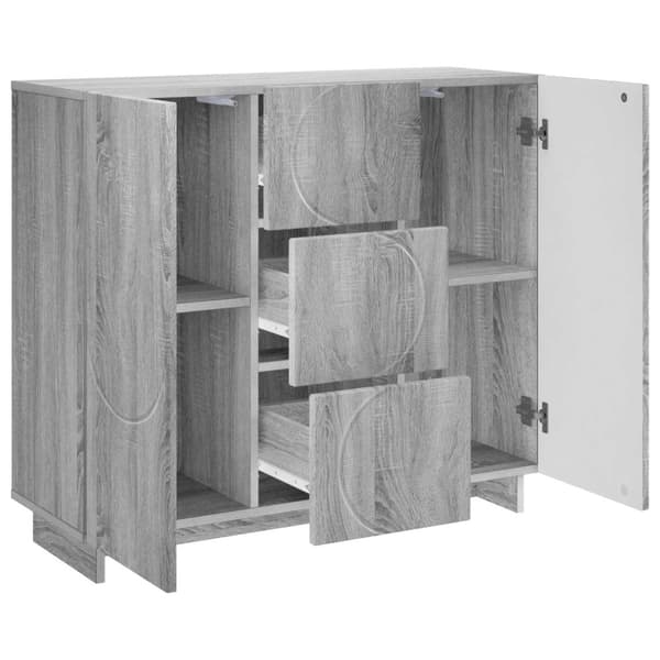 Sideboard Grå Sonoma 85.5 x 31 x 75 cm Konstruerat trä