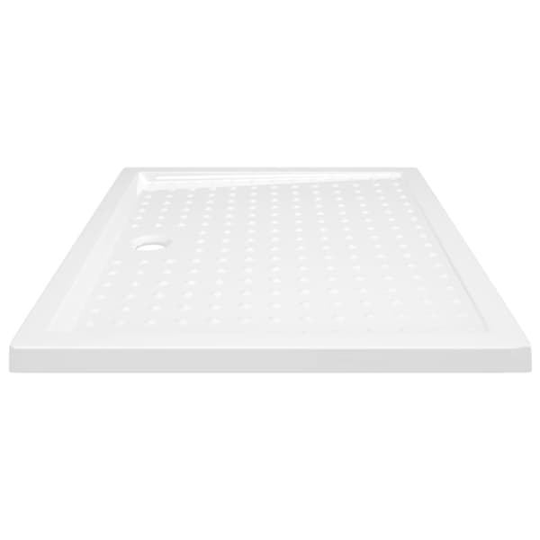 Duschkar med prickar vit 80x100x4 cm ABS