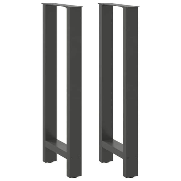 Barbordsben antracit 2 st 40x(100-101) cm stål