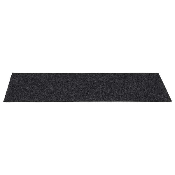 Trappmattor självhäftande 30 st 60x25 cm mörkgrå rektangulära