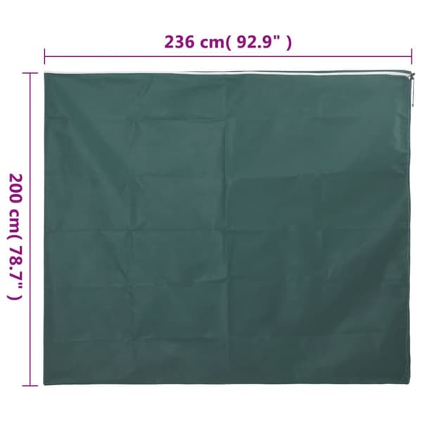 Fiberdukar med blixtlås 10 st 70 g/m² 2,36x2 m
