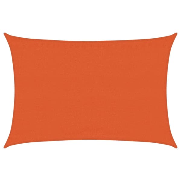 Solsegel 160 g/m² orange 3,5x4,5 m HDPE