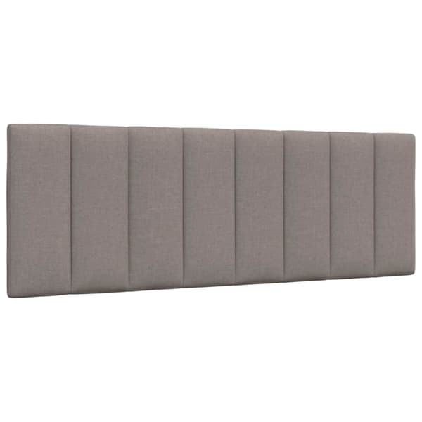 Bed Frame without Mattress "Hanko" Taupe 140x200cm Fabric