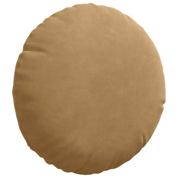 Sittkuddar 2 pcs Brun Ø30 x 13 cm Sammet