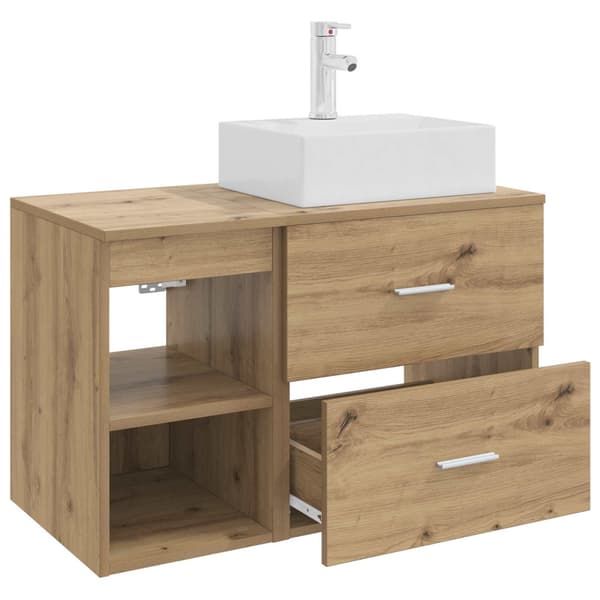 Badrumsmöbelset 2 pcs Artisan-ek Konstruerat trä