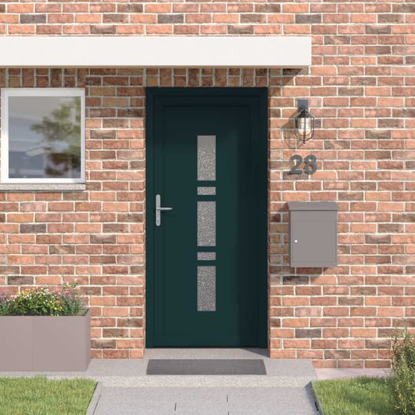 Framdörr Antracit 98 x 200 cm PVC