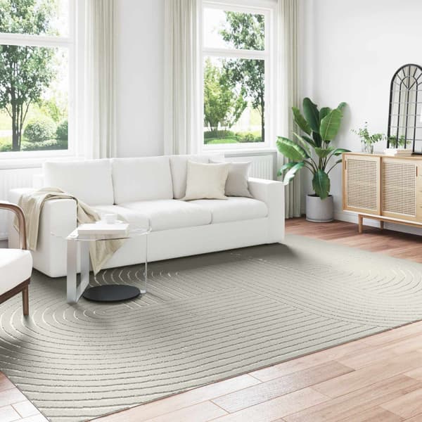 Områdesmattor Rektangulär PALMERAS Grön 240 x 340 cm Polyester