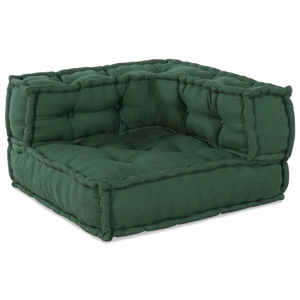 2-sits modulsoffa grön 140x70x36 tyg