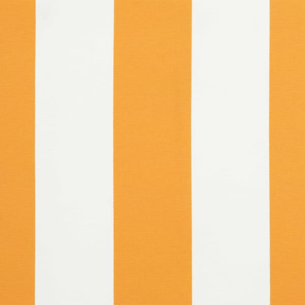 Markisväv Gul och Vit 450 × 300 cm Polyester