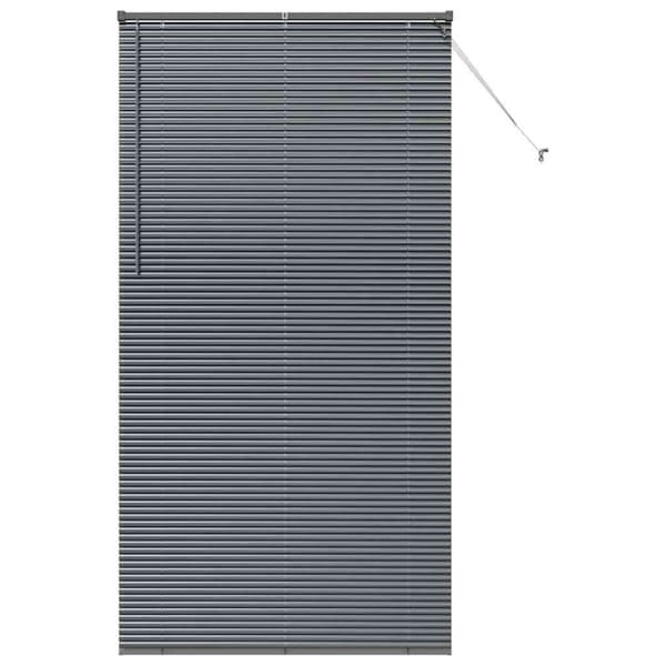 Persienner Mörkgrå 220 x 110 cm Aluminium