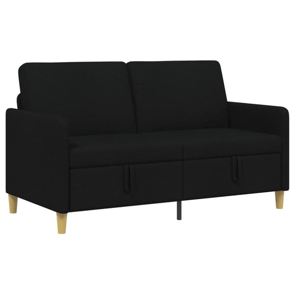 Soffa med förvaring Svart 152 x 78 x 87 cm Polyester