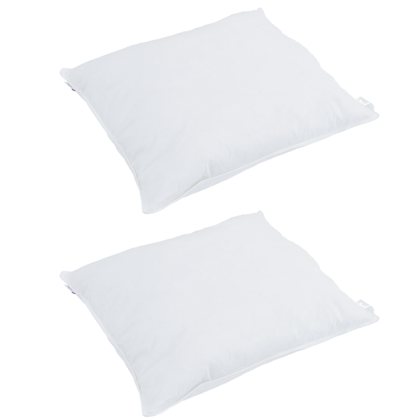Täckeset med kudde 3 pcs Vit Dunfjäder