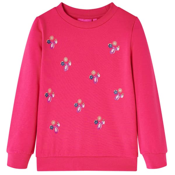 Tröja för barn stark rosa 104