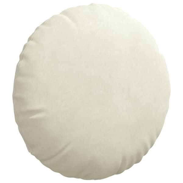 Sittkuddar 2 pcs Kräm Ø 40 x 13 cm Sammet