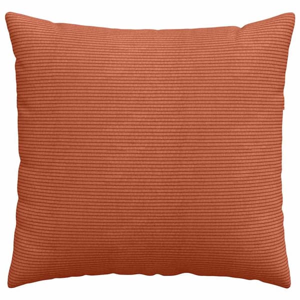 Sofakuddar 2 pcs Röd orange 50 x 50 cm Kordread tyg