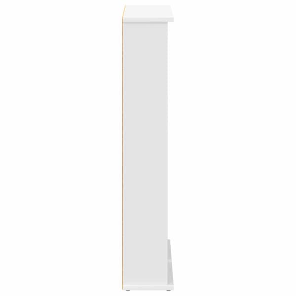 CD Skåp Vit 60 x 17 x 92 cm Konstruerat trä