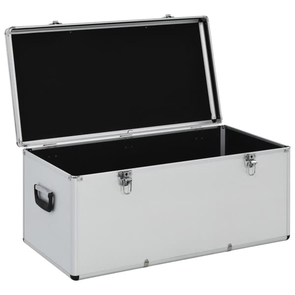 Förvaringsväskor 3 st silver aluminium