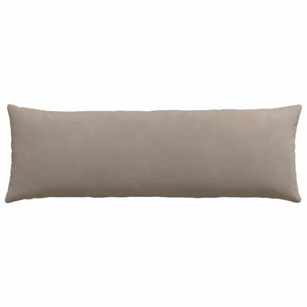 Sofakuddar 2 pcs Taupe 120 x 40 cm tyg